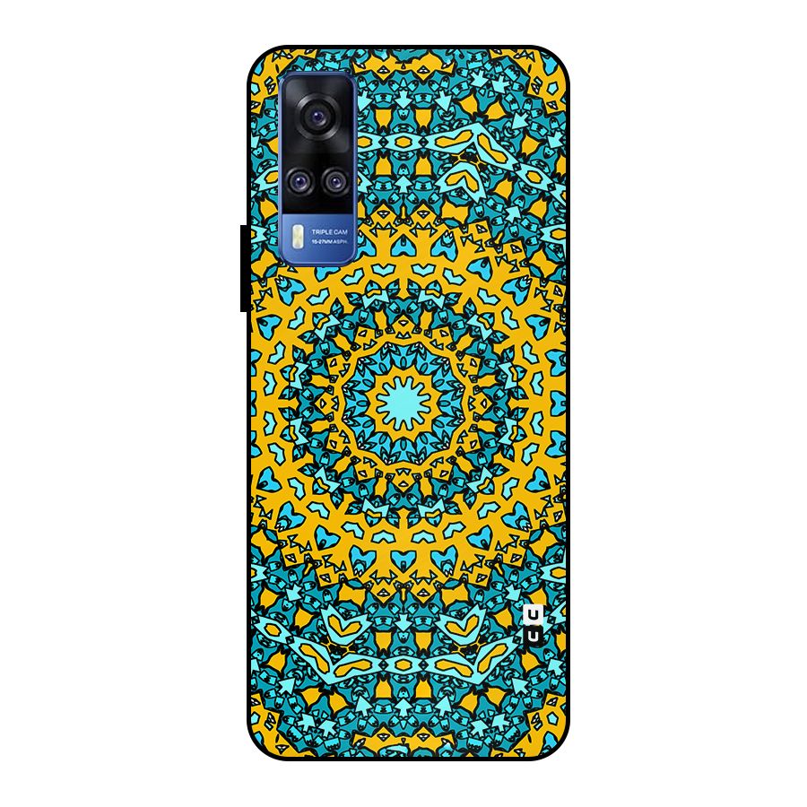 Digital Mandala Art Metal Back Case for Vivo Y51