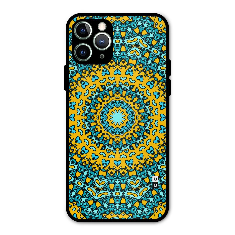 Digital Mandala Art Metal Back Case for iPhone 11 Pro Max