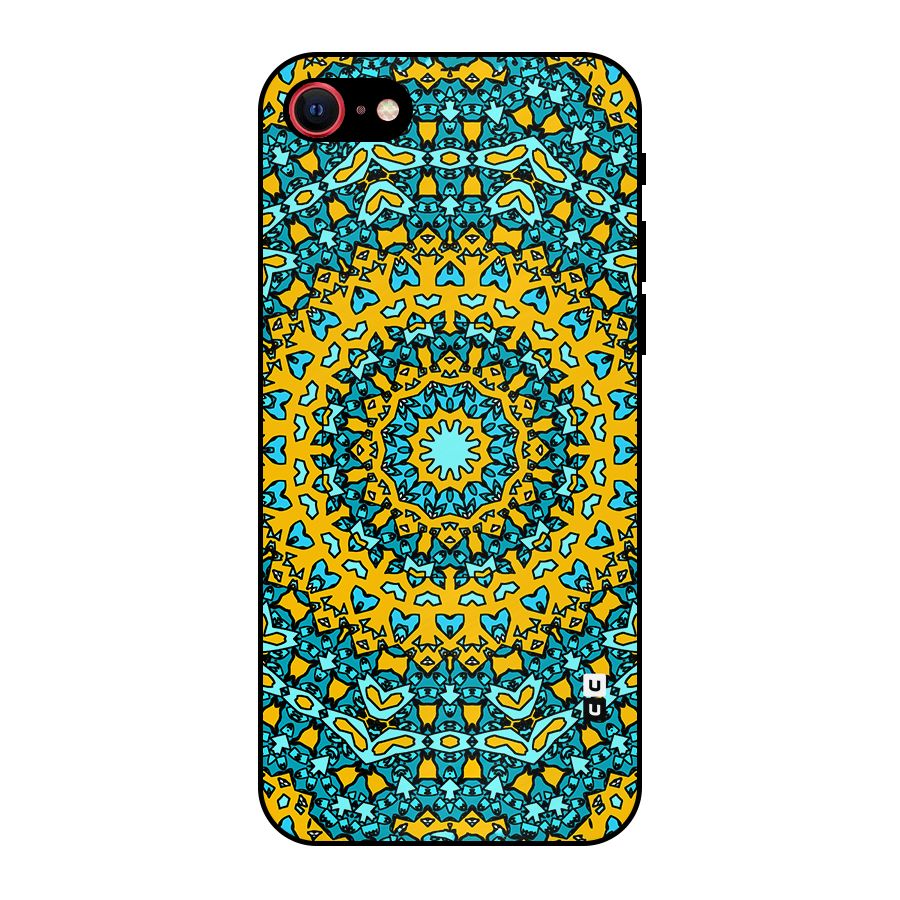 Digital Mandala Art Metal Back Case for iPhone 7