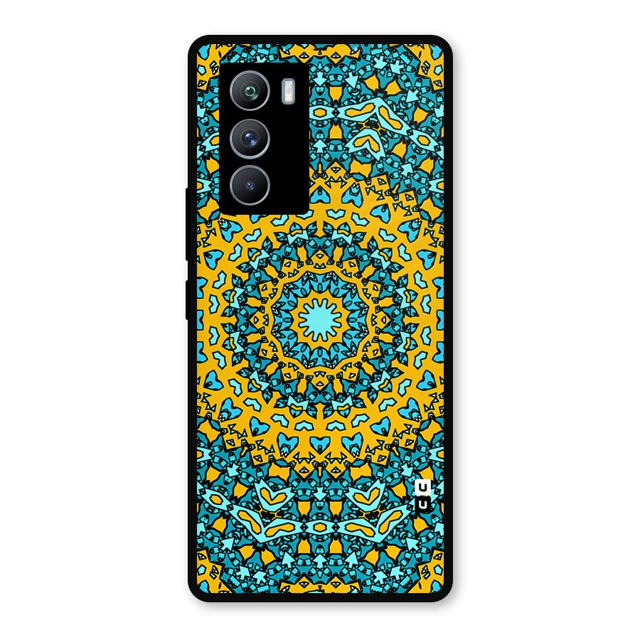Digital Mandala Art Metal Back Case for iQOO 9 SE