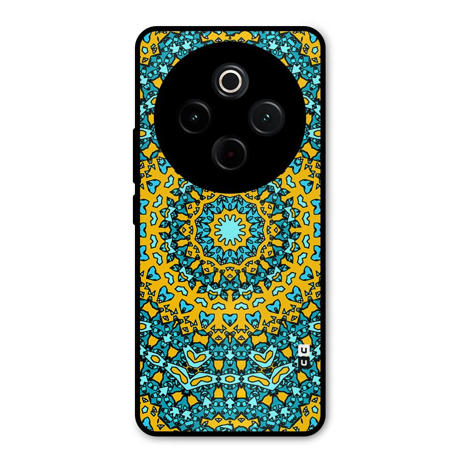 Digital Mandala Art Metal Back Case for iQOO Z10