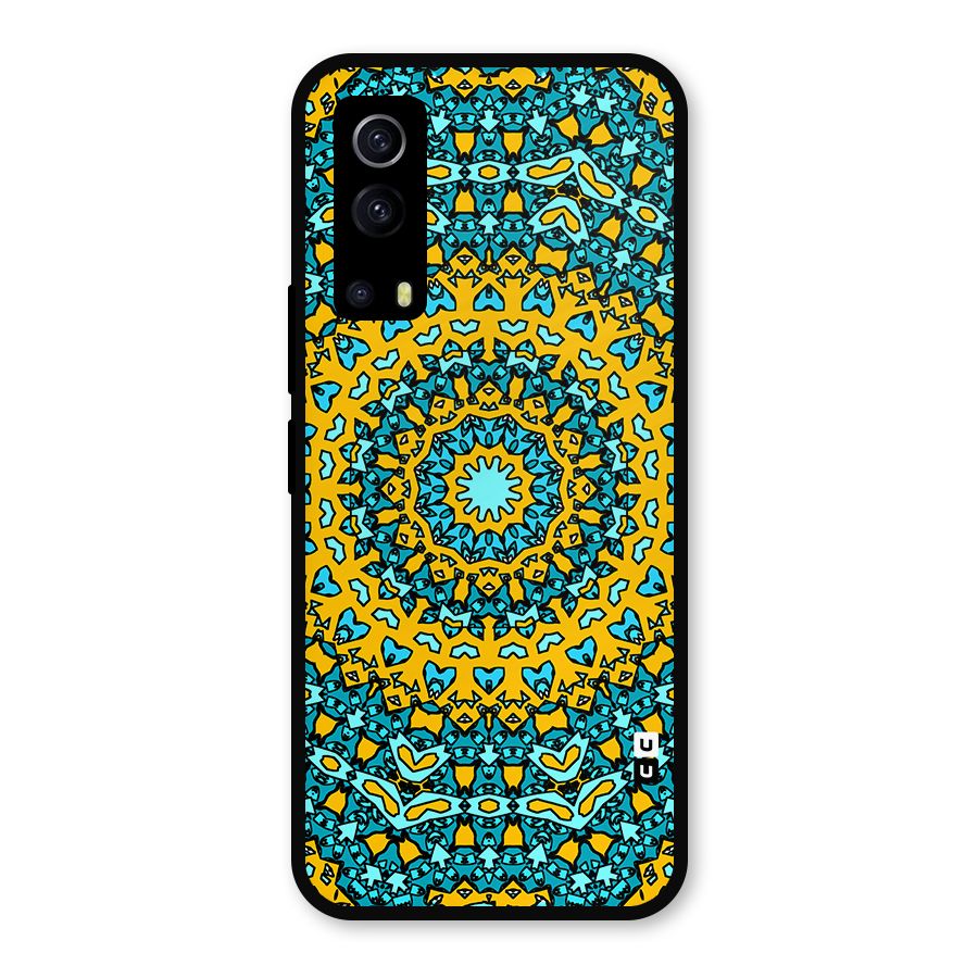 Digital Mandala Art Metal Back Case for iQOO Z3