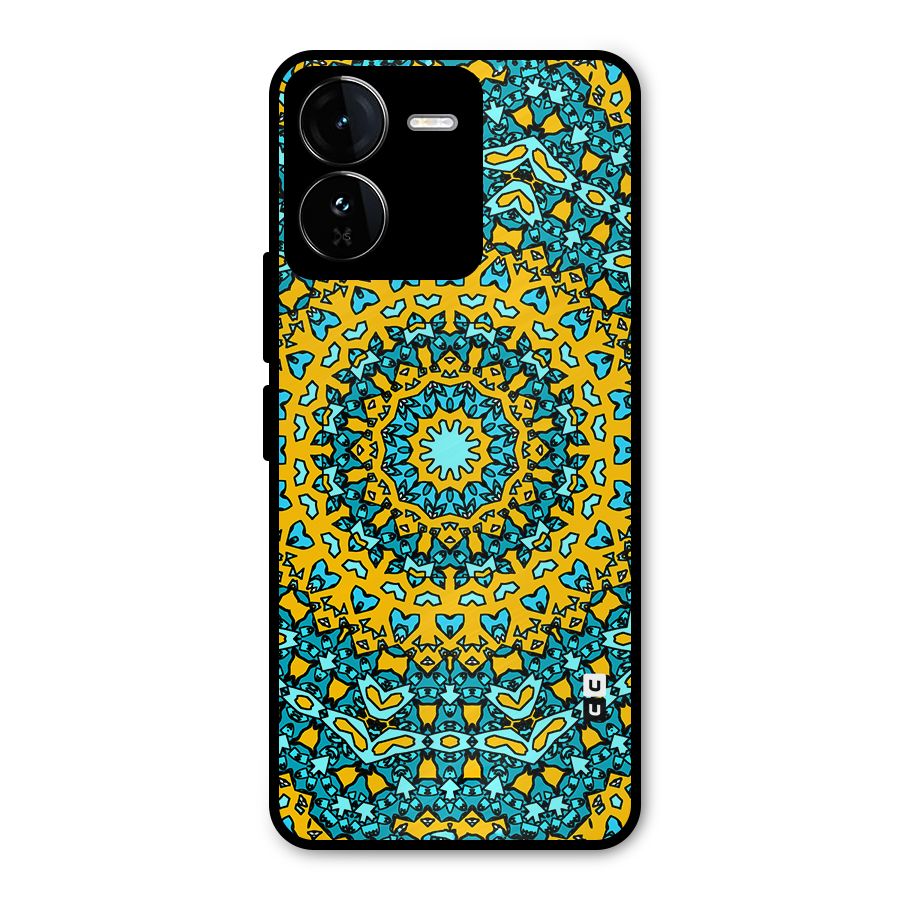 Digital Mandala Art Metal Back Case for iQOO Z9