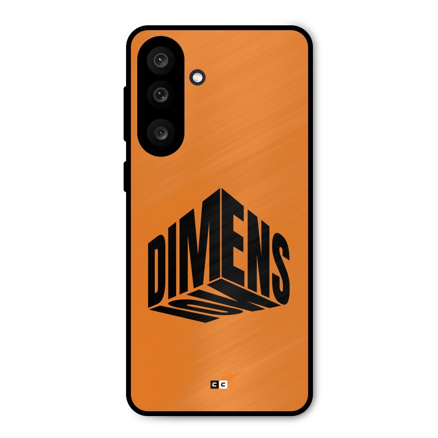 Dimension Typography Metal Back Case for Galaxy M56