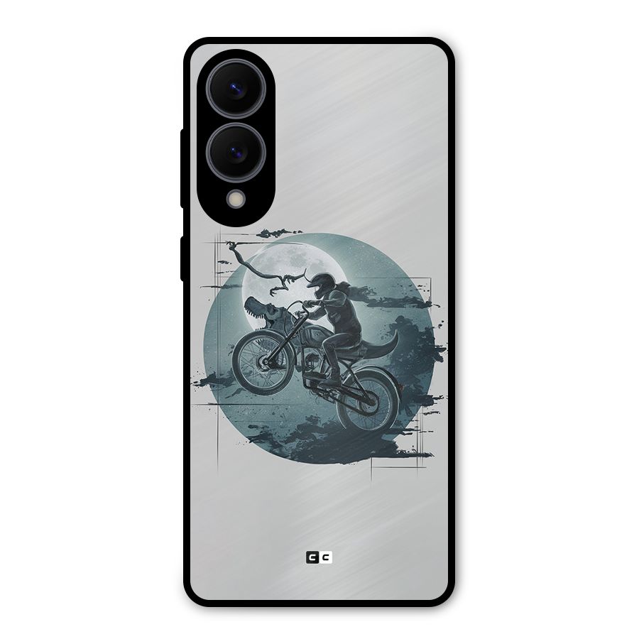 Dino Rider Metal Back Case for Galaxy S25 Edge