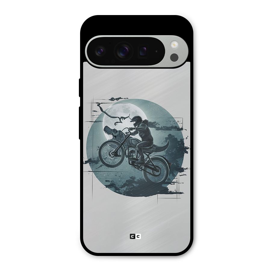 Dino Rider Metal Back Case for Google Pixel 9 Pro XL