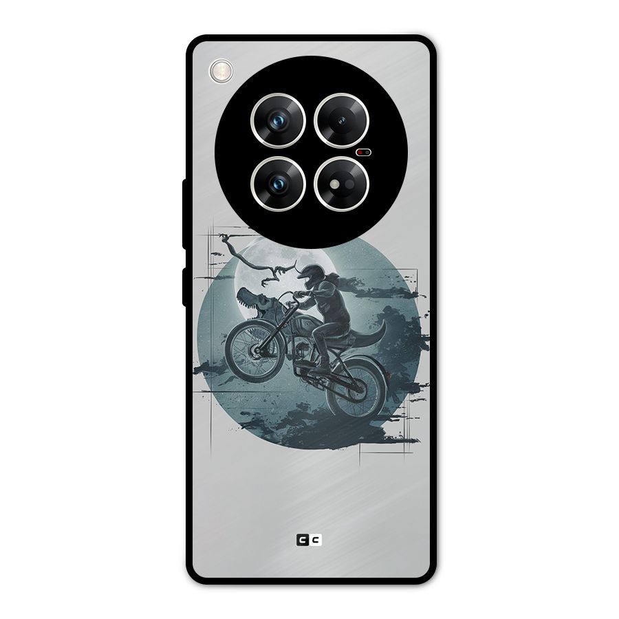 Dino Rider Metal Back Case for Infinix Zero 40 5G