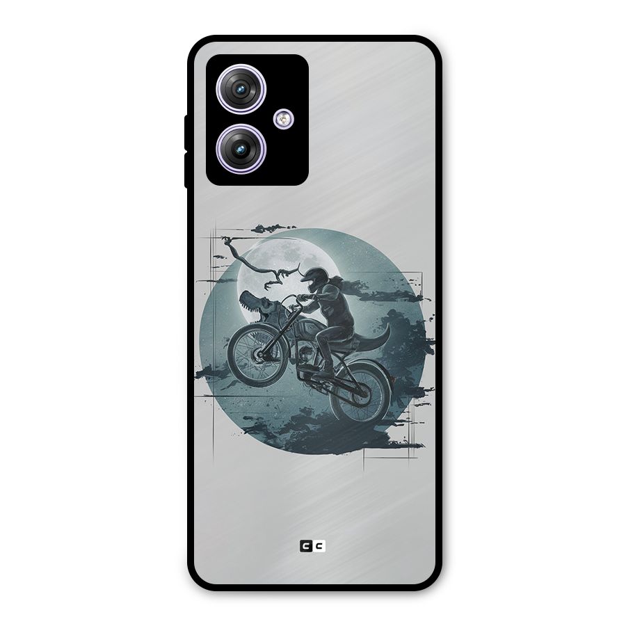 Dino Rider Metal Back Case for Moto G64