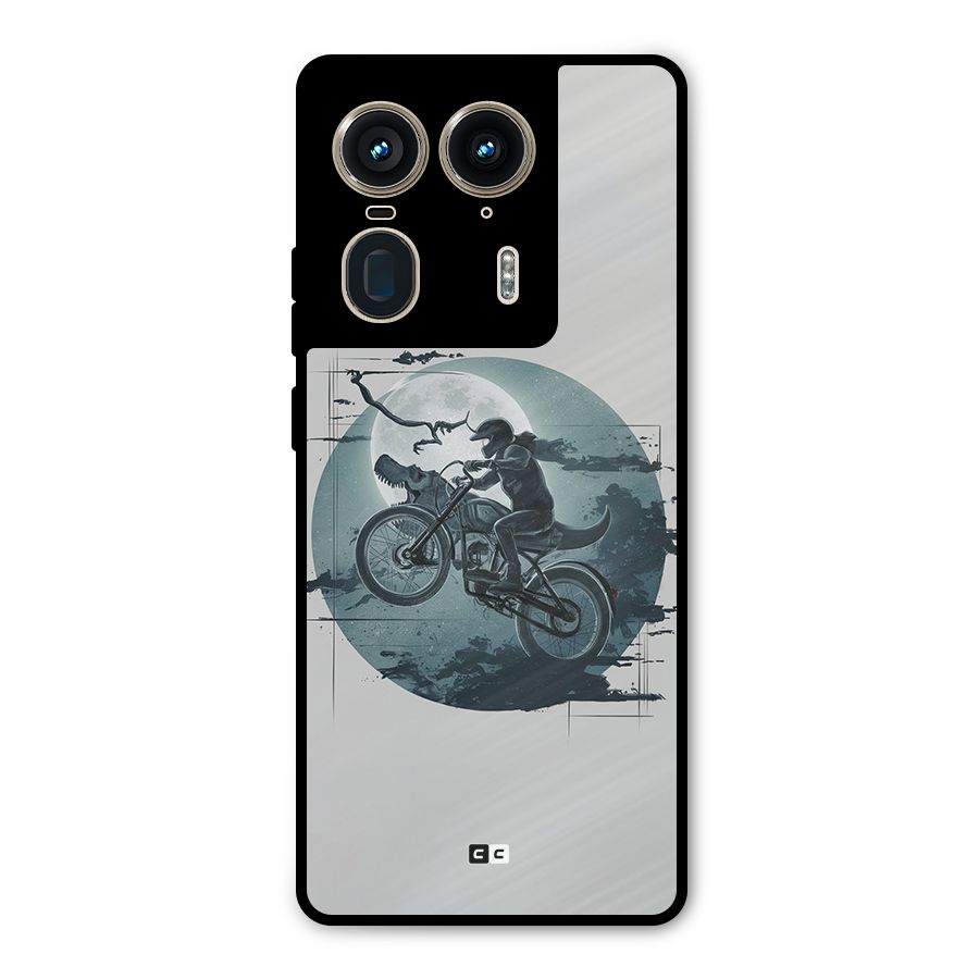 Dino Rider Metal Back Case for Motorola Edge 50 Ultra