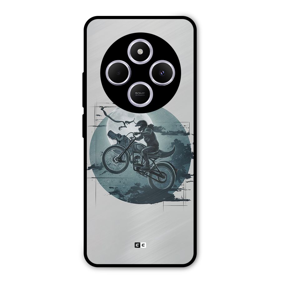 Dino Rider Metal Back Case for Poco C75 5G