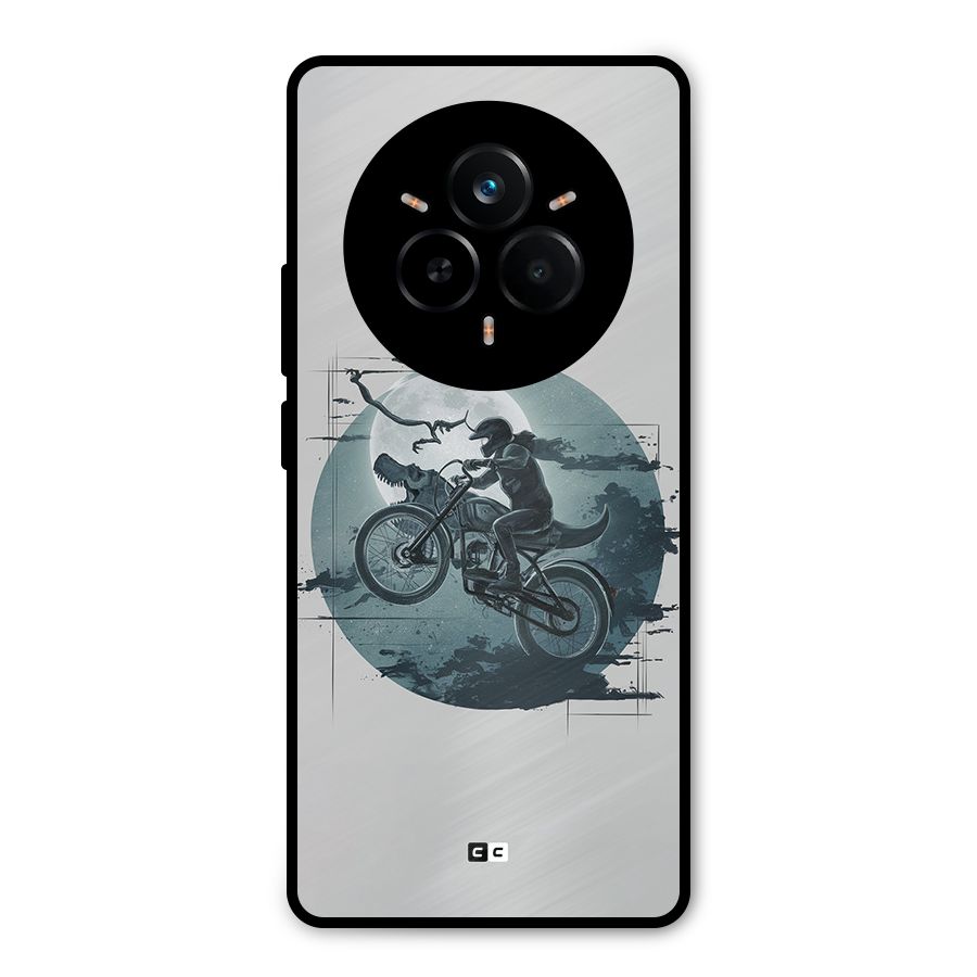 Dino Rider Metal Back Case for Realme 14 Pro Plus