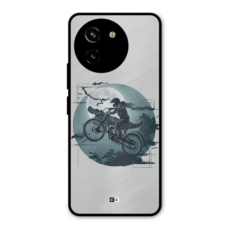 Dino Rider Metal Back Case for Vivo T3x