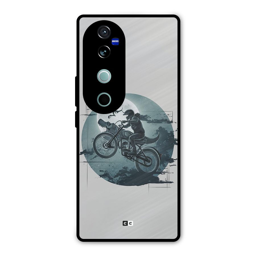 Dino Rider Metal Back Case for Vivo V40