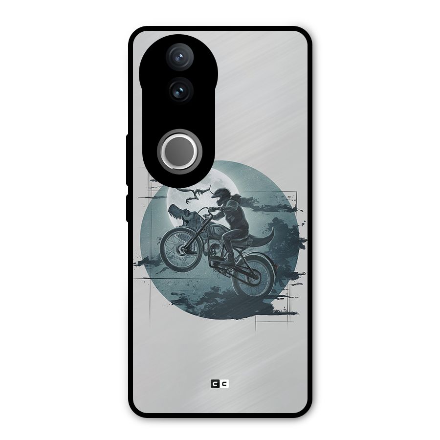 Dino Rider Metal Back Case for Vivo V50e