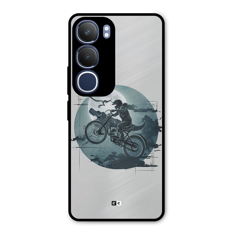 Dino Rider Metal Back Case for Vivo Y29