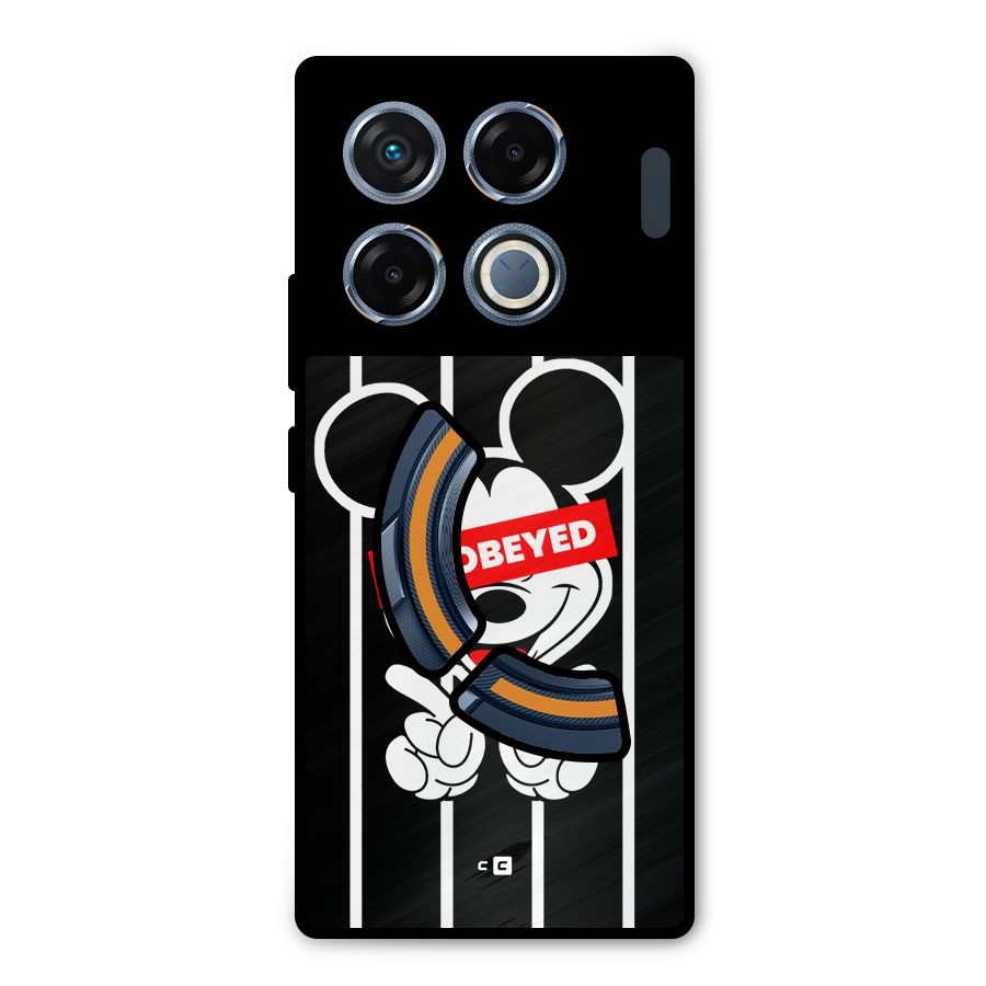 Disobeyed Micky Metal Back Case for Infinix GT 20 Pro