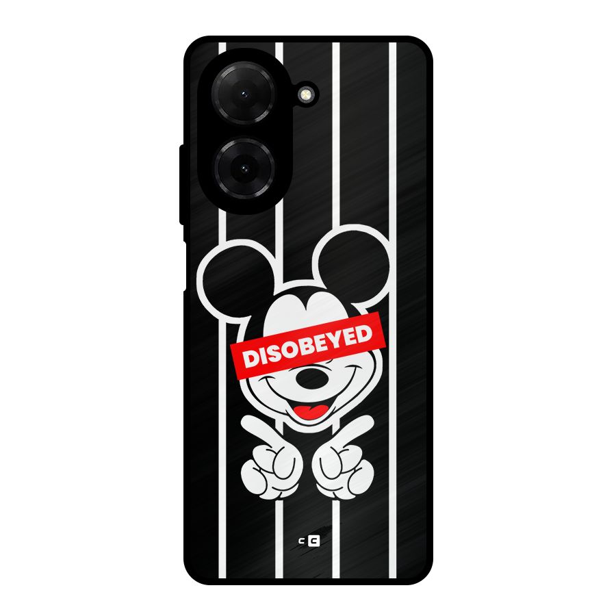 Disobeyed Micky Metal Back Case for Redmi A5 4G