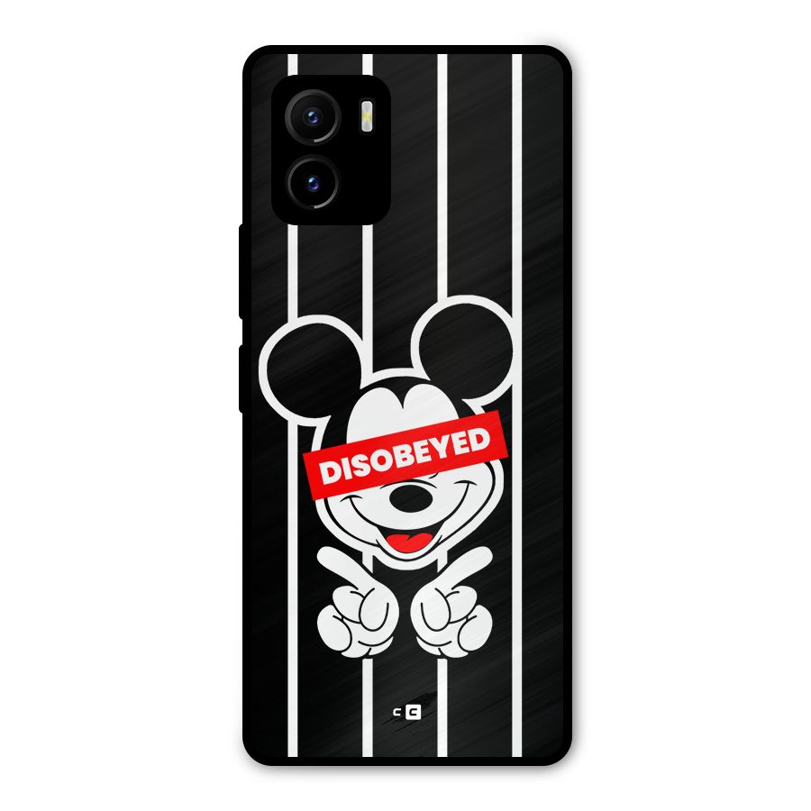 Disobeyed Micky Metal Back Case for Vivo Y15s