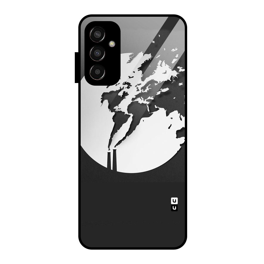 Disorted Design Black Glass Back Case for Galaxy F13