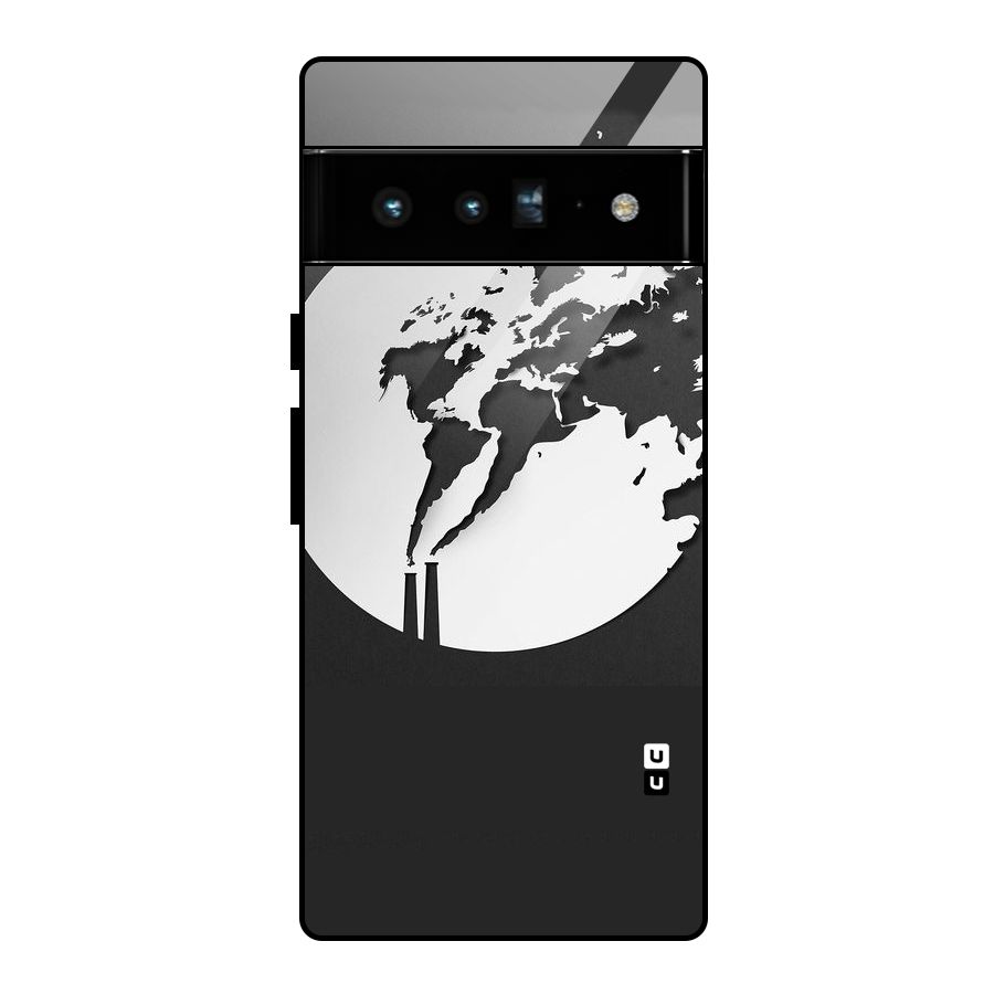 Disorted Design Black Glass Back Case for Google Pixel 6 Pro