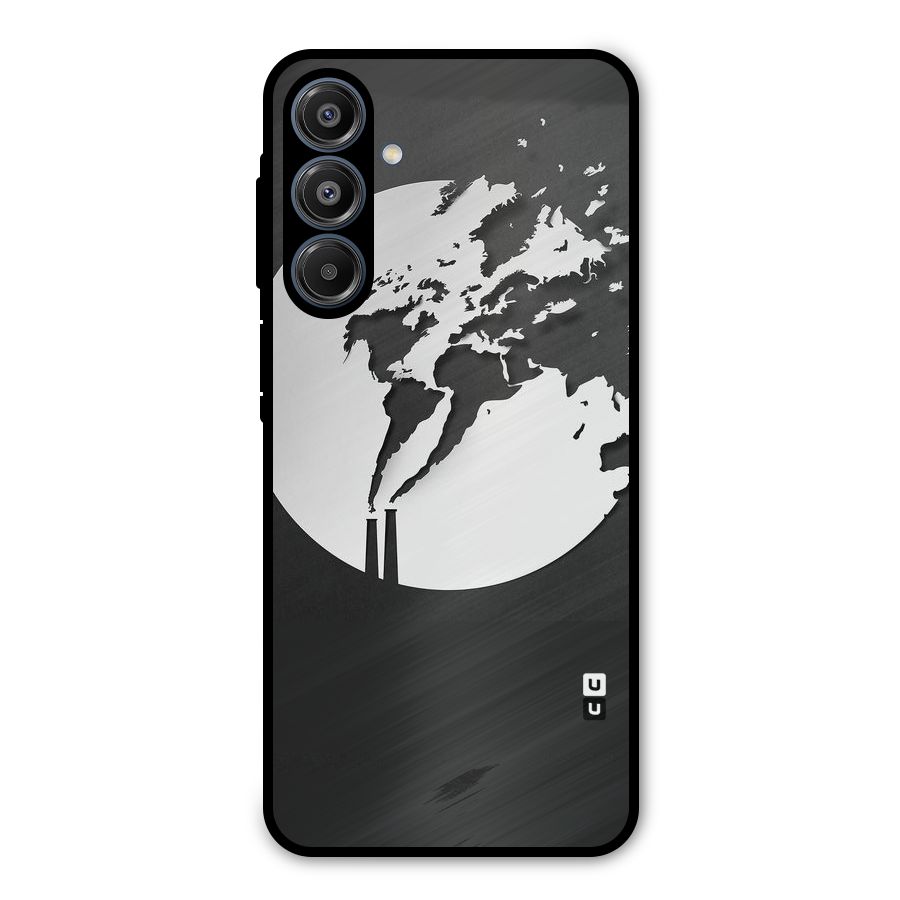 Disorted Design Black Metal Back Case for Galaxy A16 5G