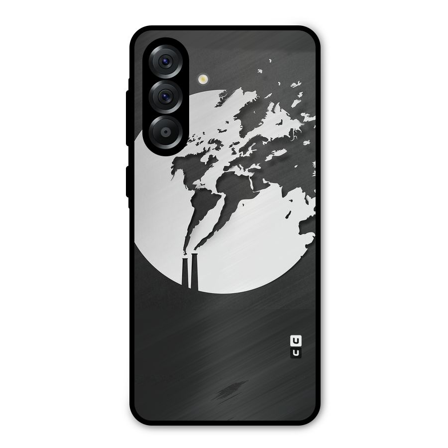 Disorted Design Black Metal Back Case for Galaxy A56