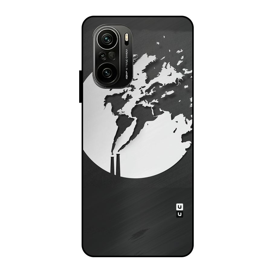 Disorted Design Black Metal Back Case for Mi 11X Pro