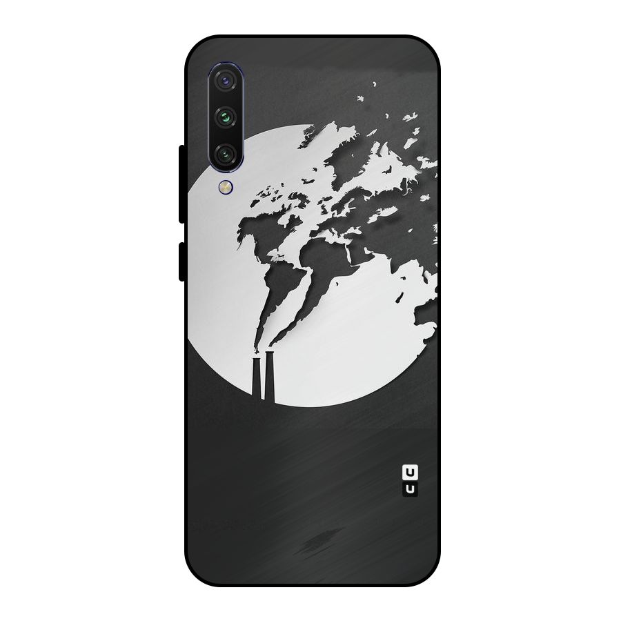 Disorted Design Black Metal Back Case for Mi A3
