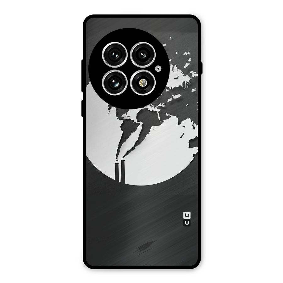 Disorted Design Black Metal Back Case for OnePlus 13