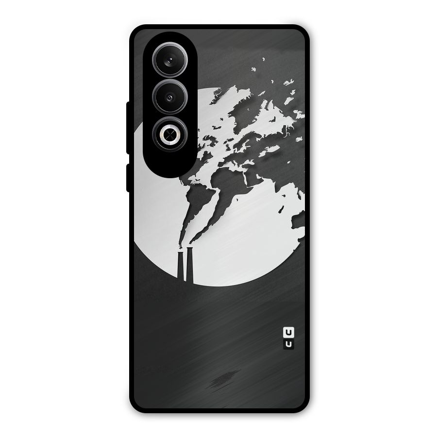 Disorted Design Black Metal Back Case for OnePlus Nord CE4