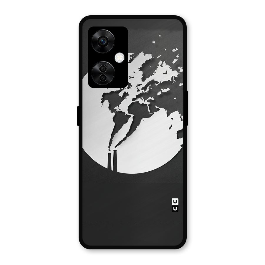 Disorted Design Black Metal Back Case for OnePlus Nord CE 3 Lite