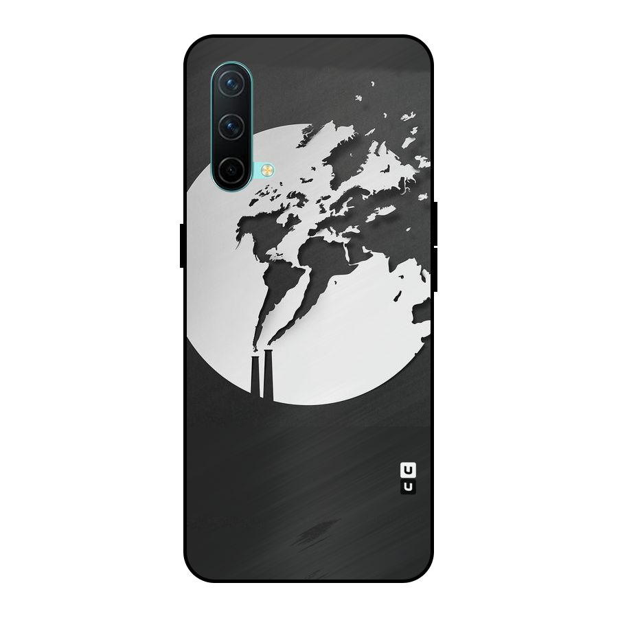 Disorted Design Black Metal Back Case for OnePlus Nord CE 5G