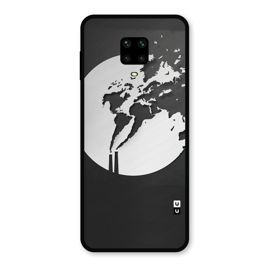 Disorted Design Black Metal Back Case for Poco M2 Pro