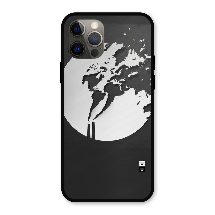 Disorted Design Black Metal Back Case for iPhone 12 Pro