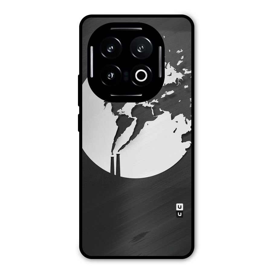 Disorted Design Black Metal Back Case for iQOO 13