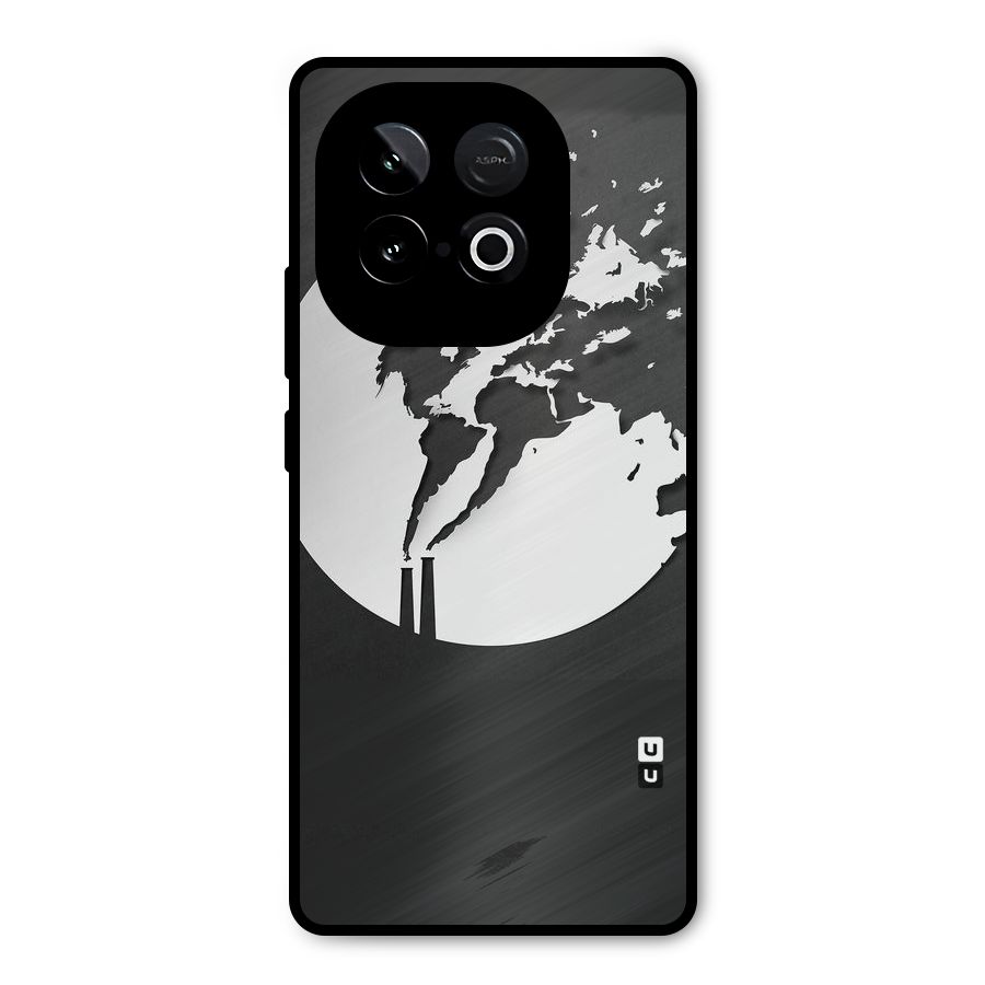 Disorted Design Black Metal Back Case for iQOO Neo 10