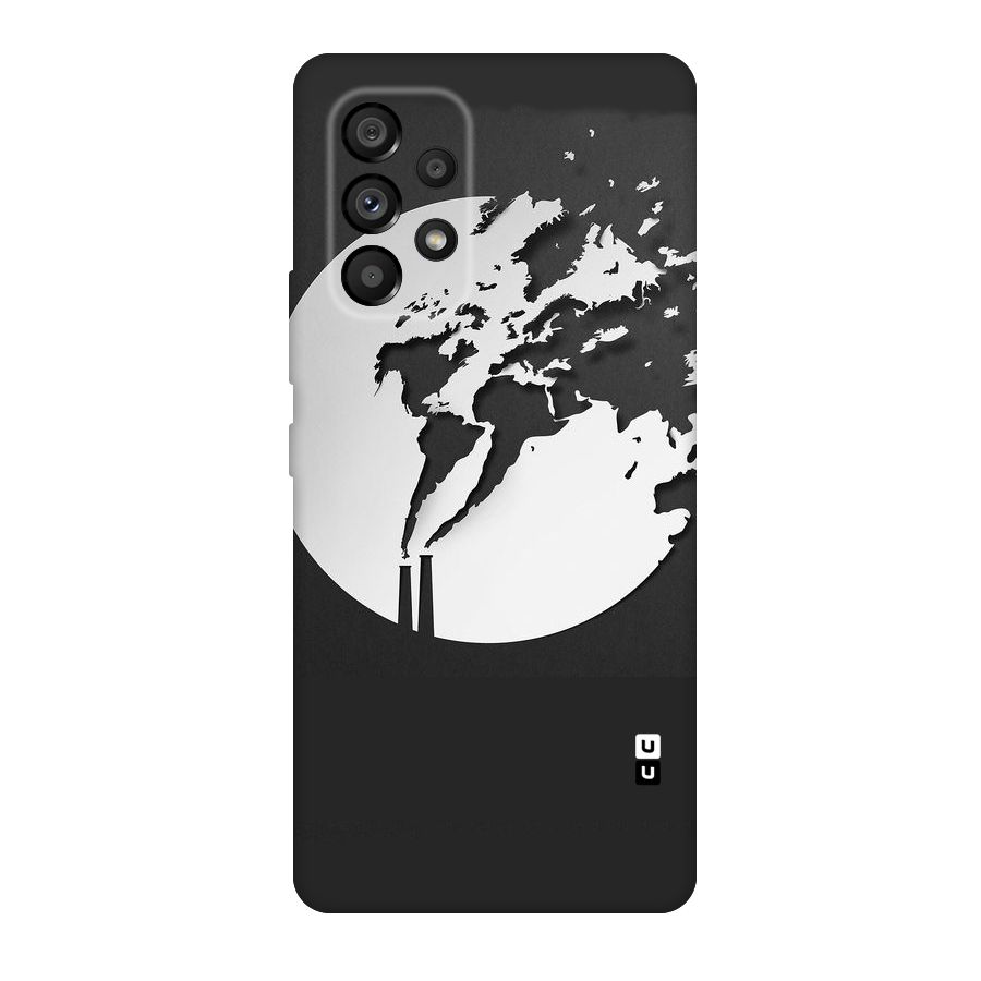Disorted Design Black Original Polycarbonate Back Case for Galaxy A53 5G