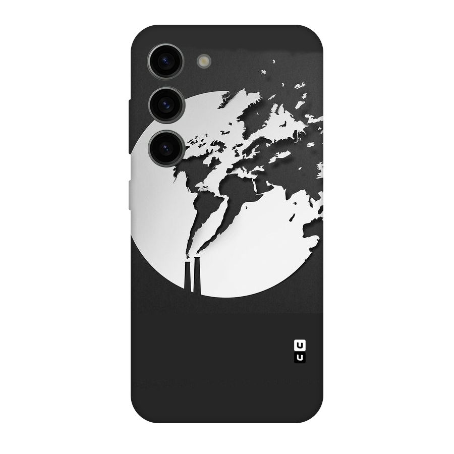 Disorted Design Black Original Polycarbonate Back Case for Galaxy S23