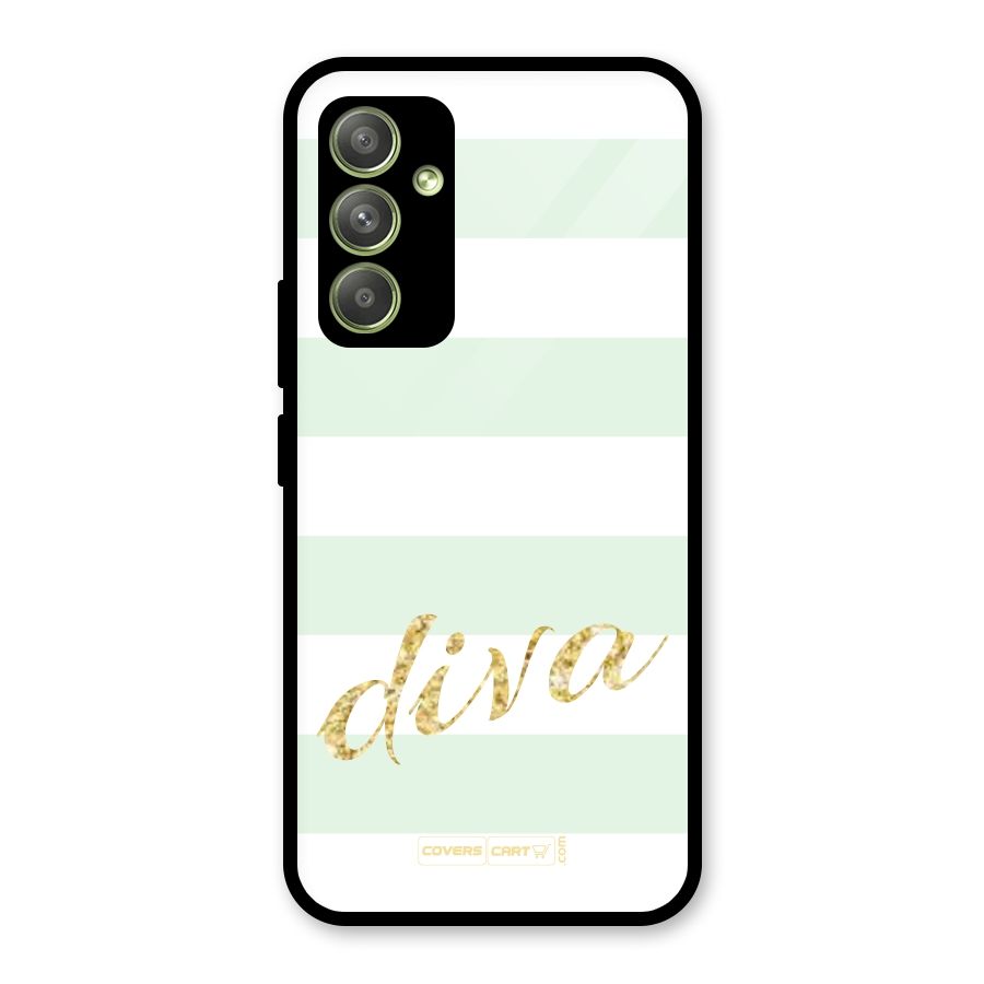 Diva Glass Back Case for Galaxy A54