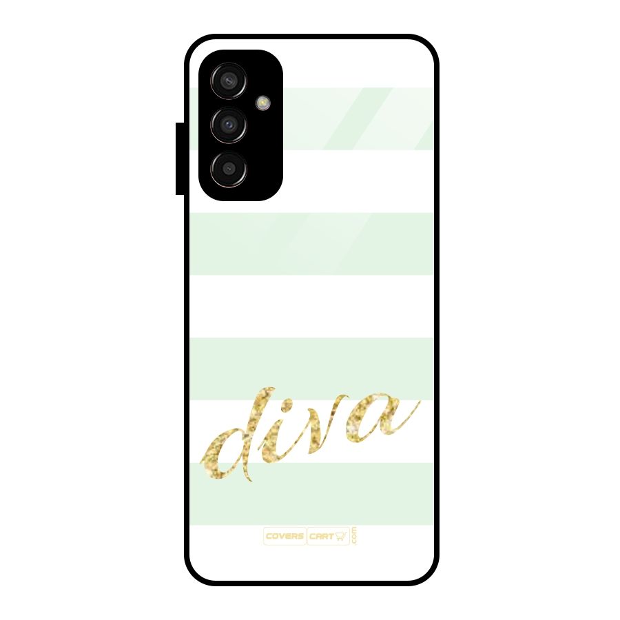 Diva Glass Back Case for Galaxy F13