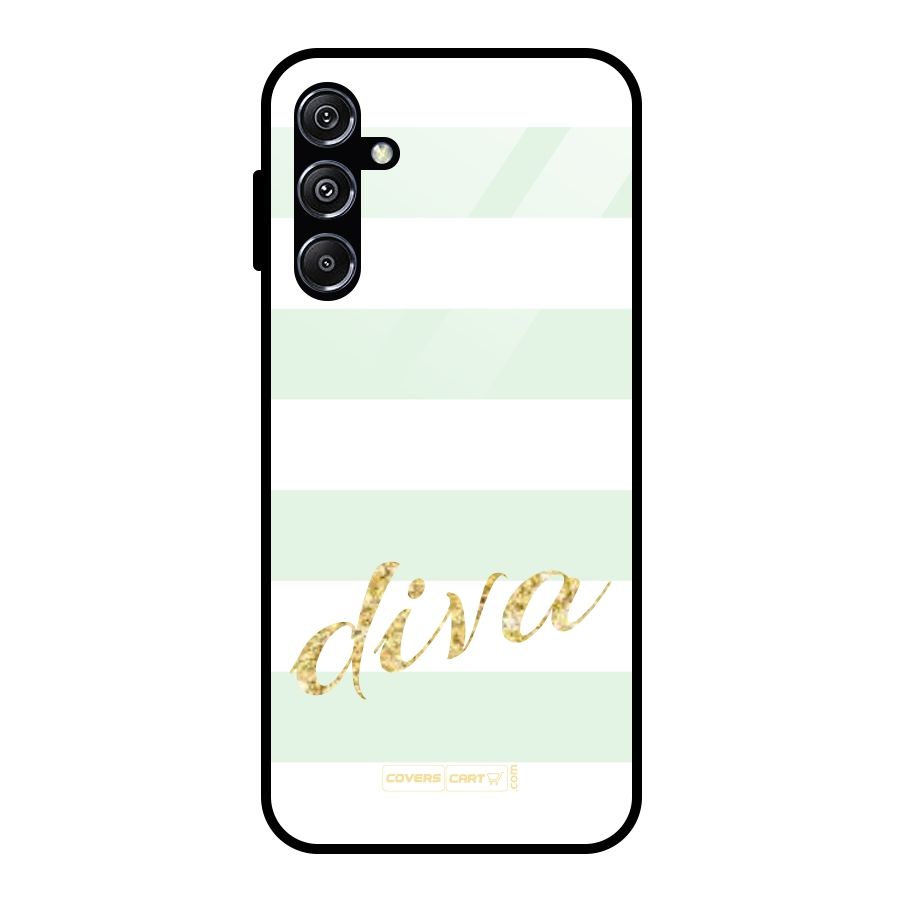 Diva Glass Back Case for Galaxy M34 5G