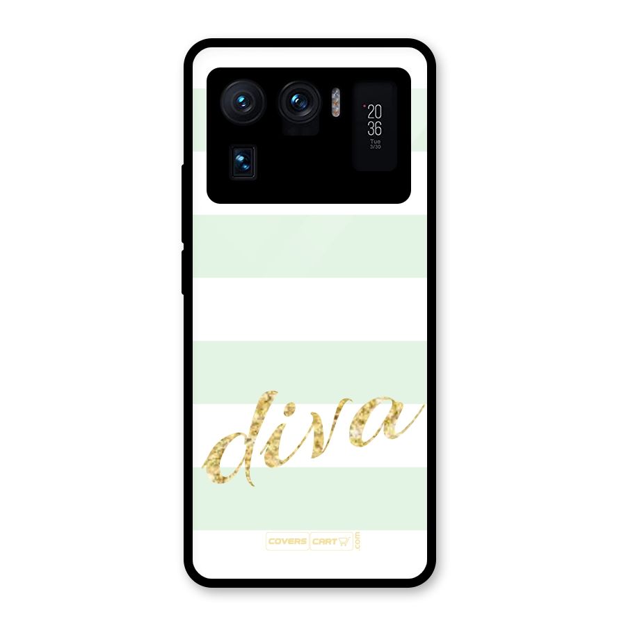 Diva Glass Back Case for Mi 11 Ultra