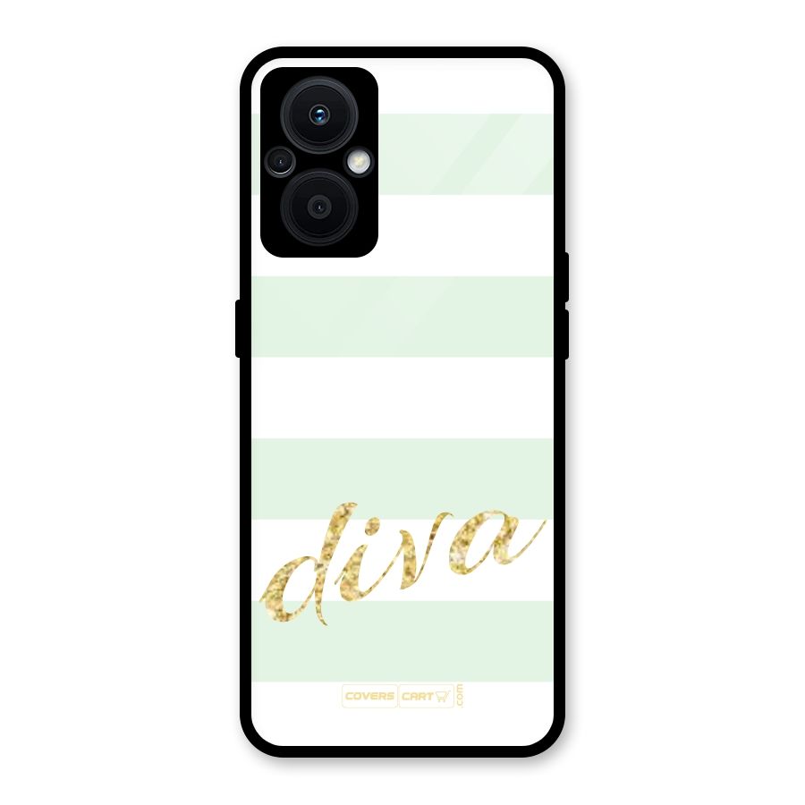 Diva Glass Back Case for Oppo F21s Pro 5G