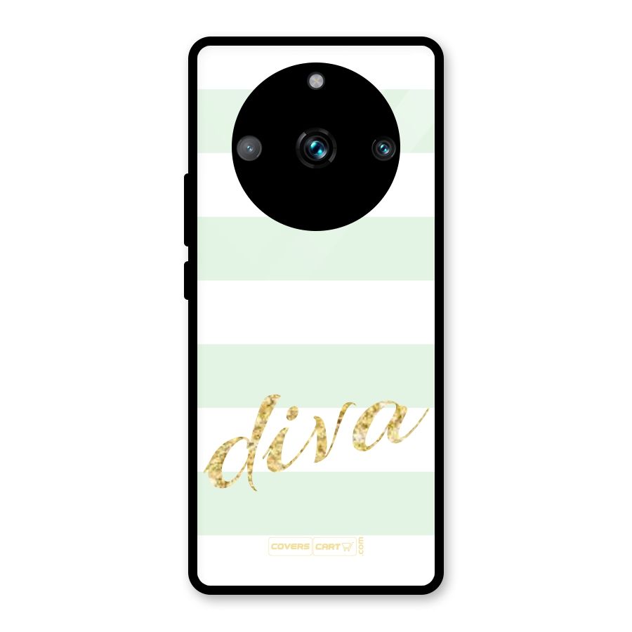 Diva Glass Back Case for Realme 11 Pro Plus