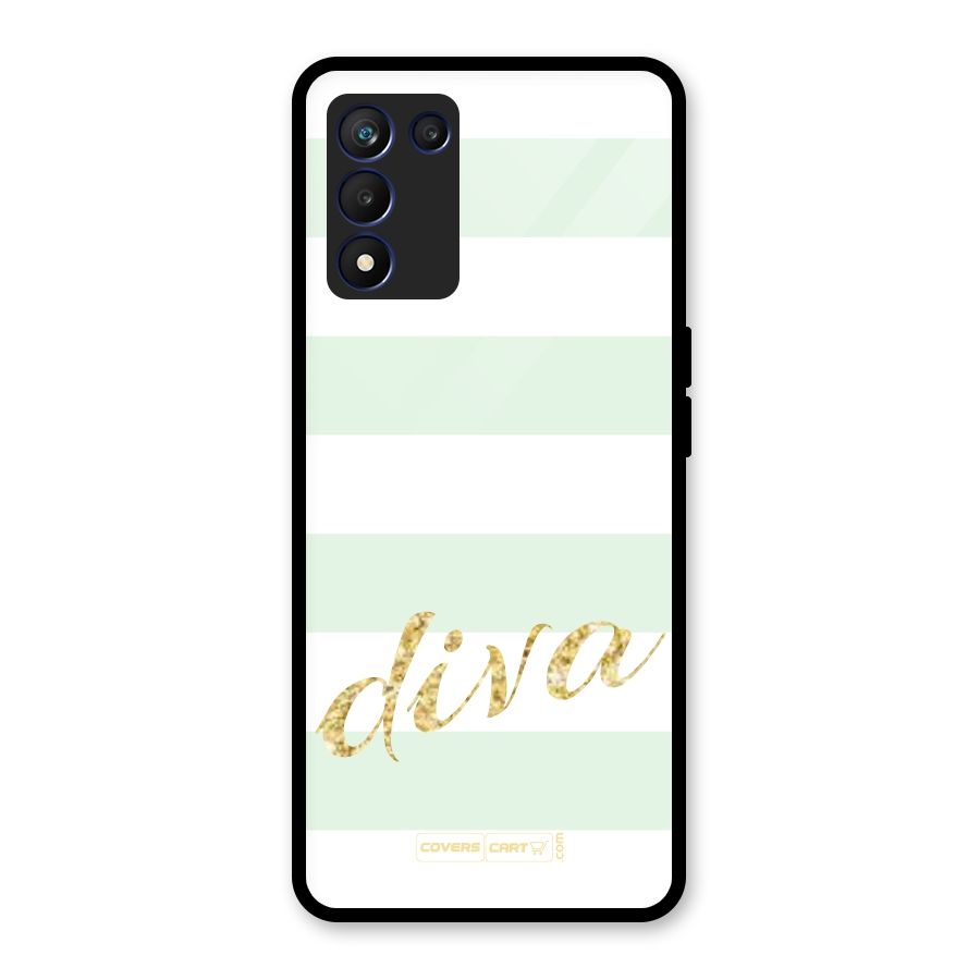 Diva Glass Back Case for Realme 9 5G Speed