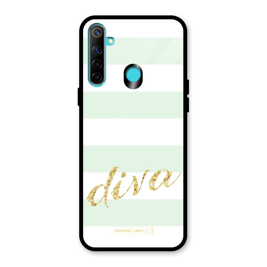 Diva Glass Back Case for Realme Narzo 10