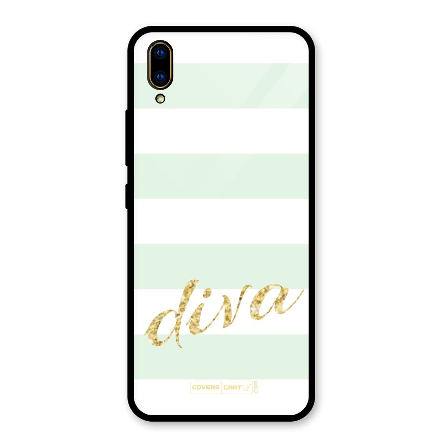 Diva Glass Back Case for Vivo V11 Pro