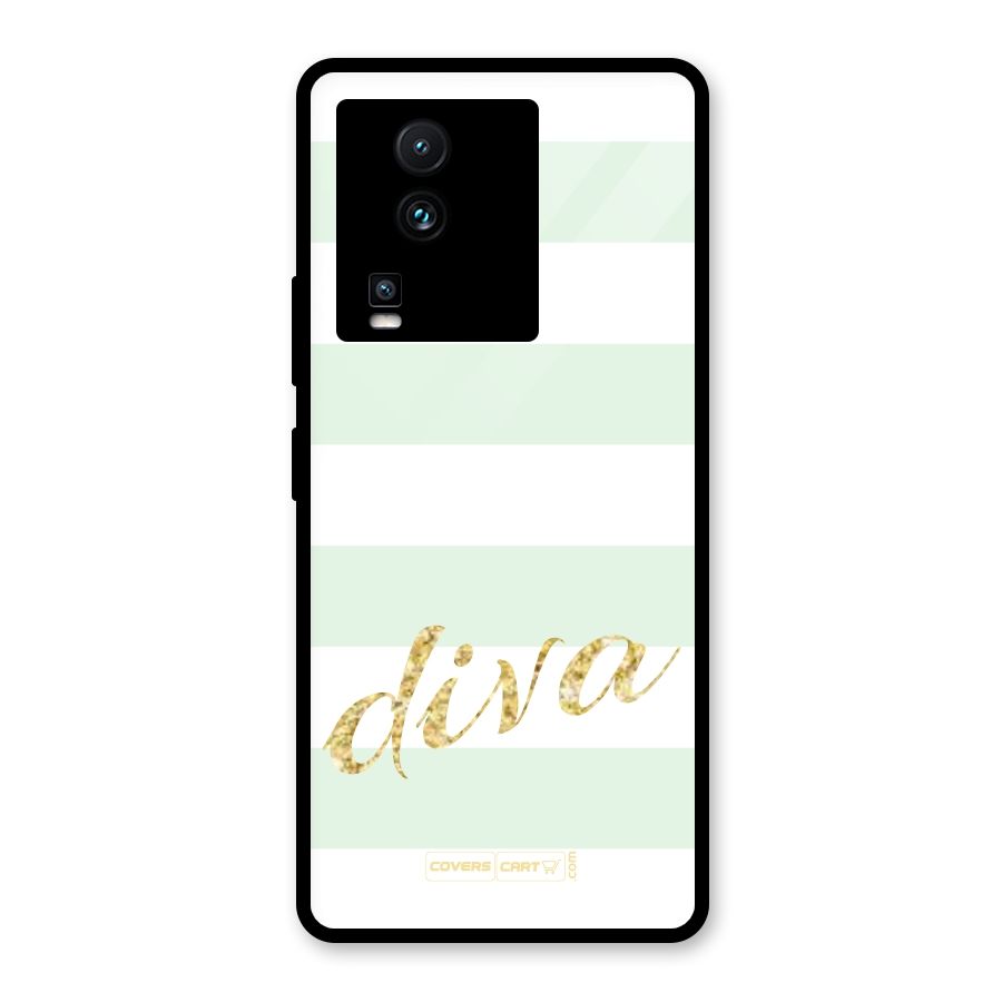 Diva Glass Back Case for Vivo iQOO Neo 7