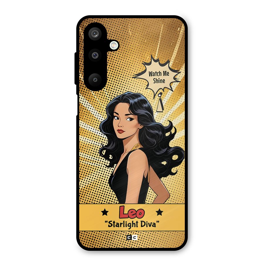 Diva Leo Metal Back Case for Galaxy M16