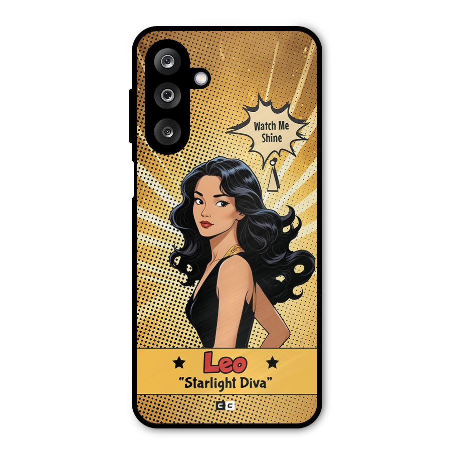 Diva Leo Metal Back Case for Galaxy M36